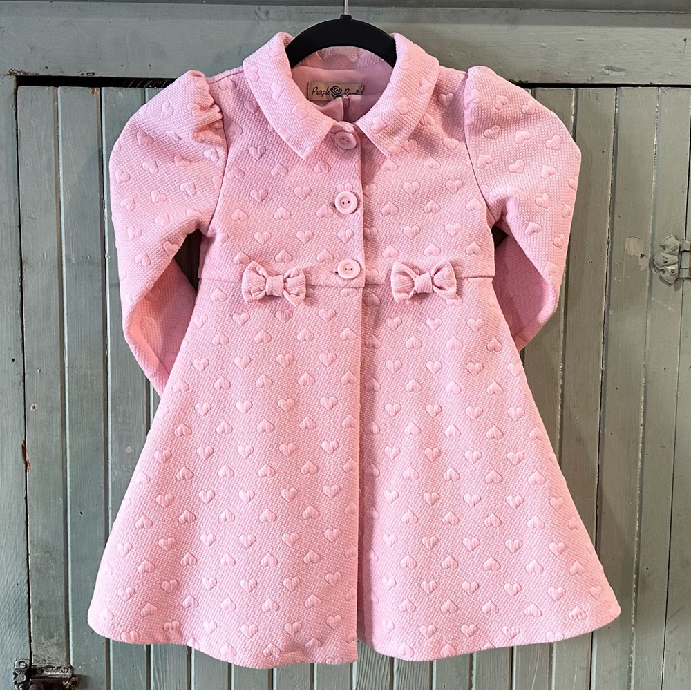 Purple Rose Two-Piece Sleeveless Woven Dress and Jacket Set